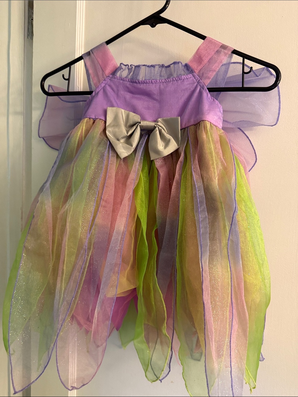 Kids 3T-4T Fairy Costume Dress with Pastel Tulle Skirt Fun World Division